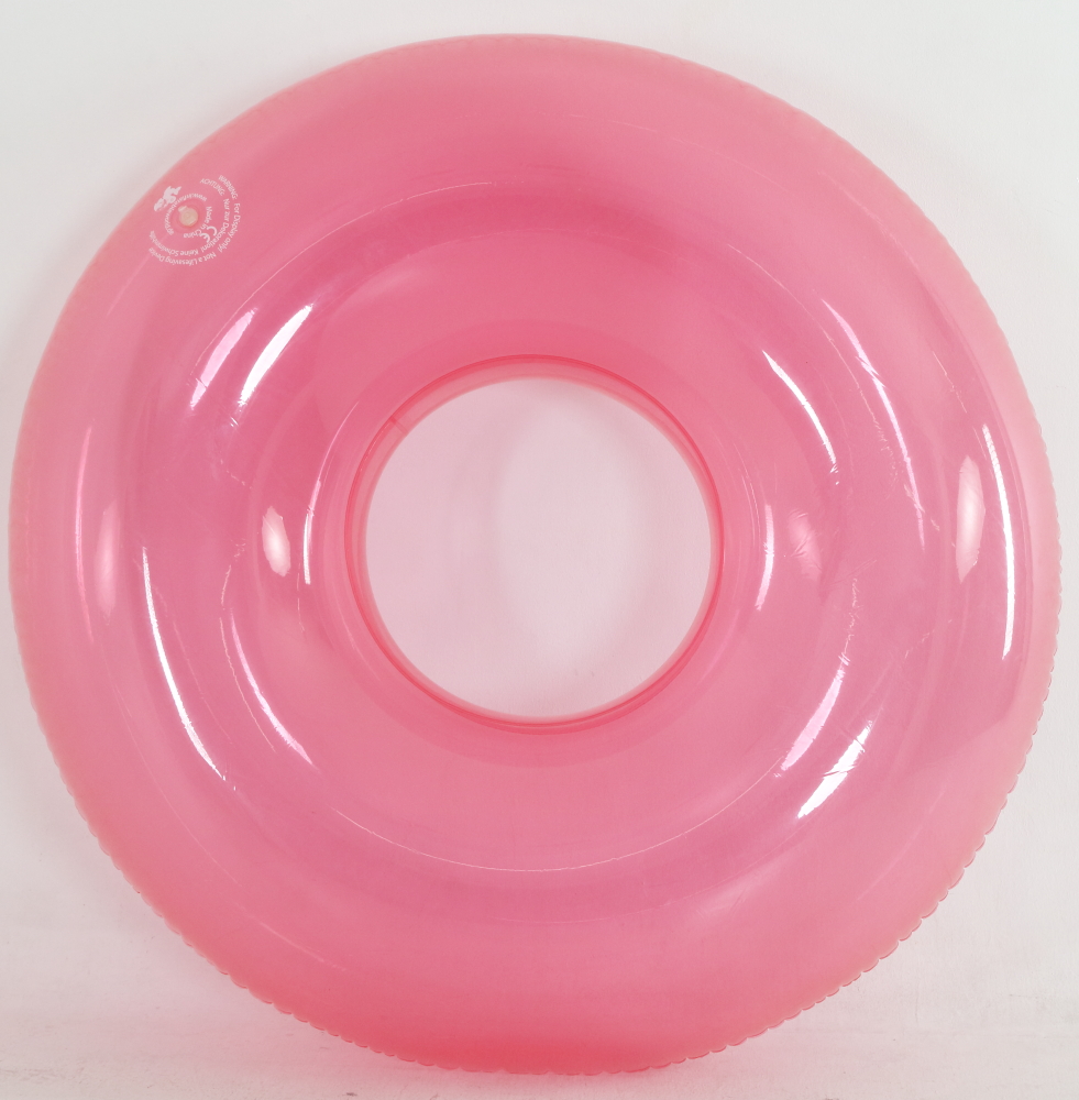 Großer Ring pink transparent